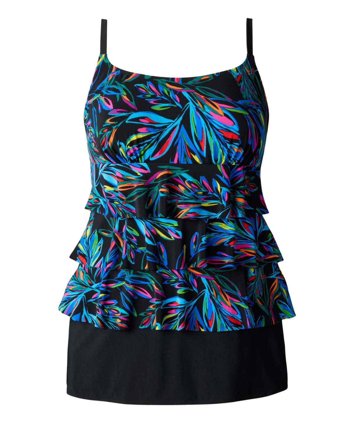 Longitude Long Torso Ruffle Faux Skirtini (More Colors Available) - L260347