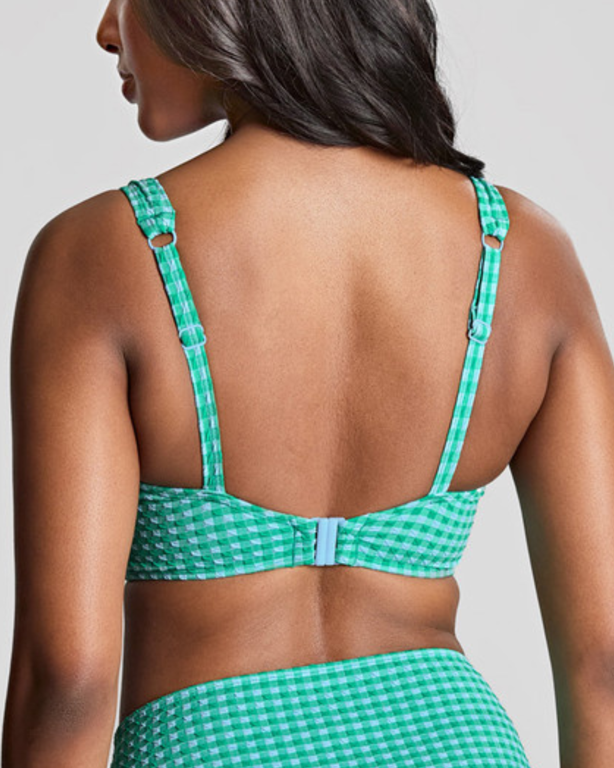 2025 Panache Swimwear Gingham Olivia Full Cup Bikini Top - Sw1722