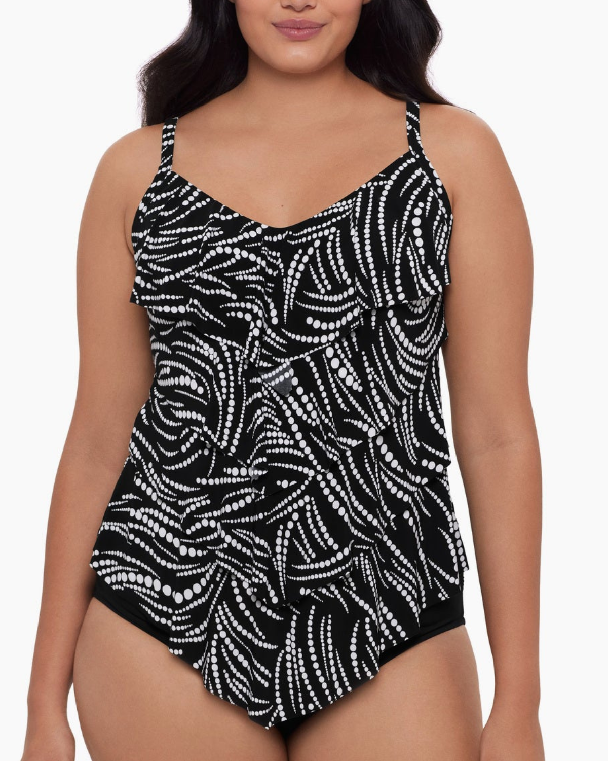 Trim Shaper Playa Pearls Lena Tankini Top 6550998