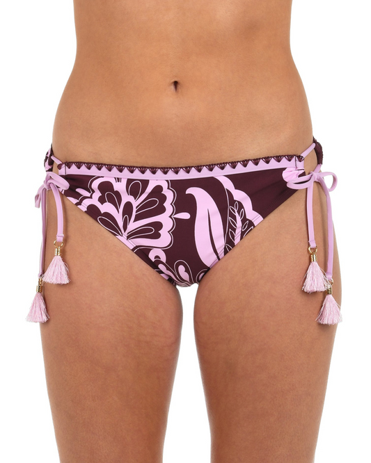 La Blanca Fiji Flora Side Tie Hipster Bottom - Lb5nc94