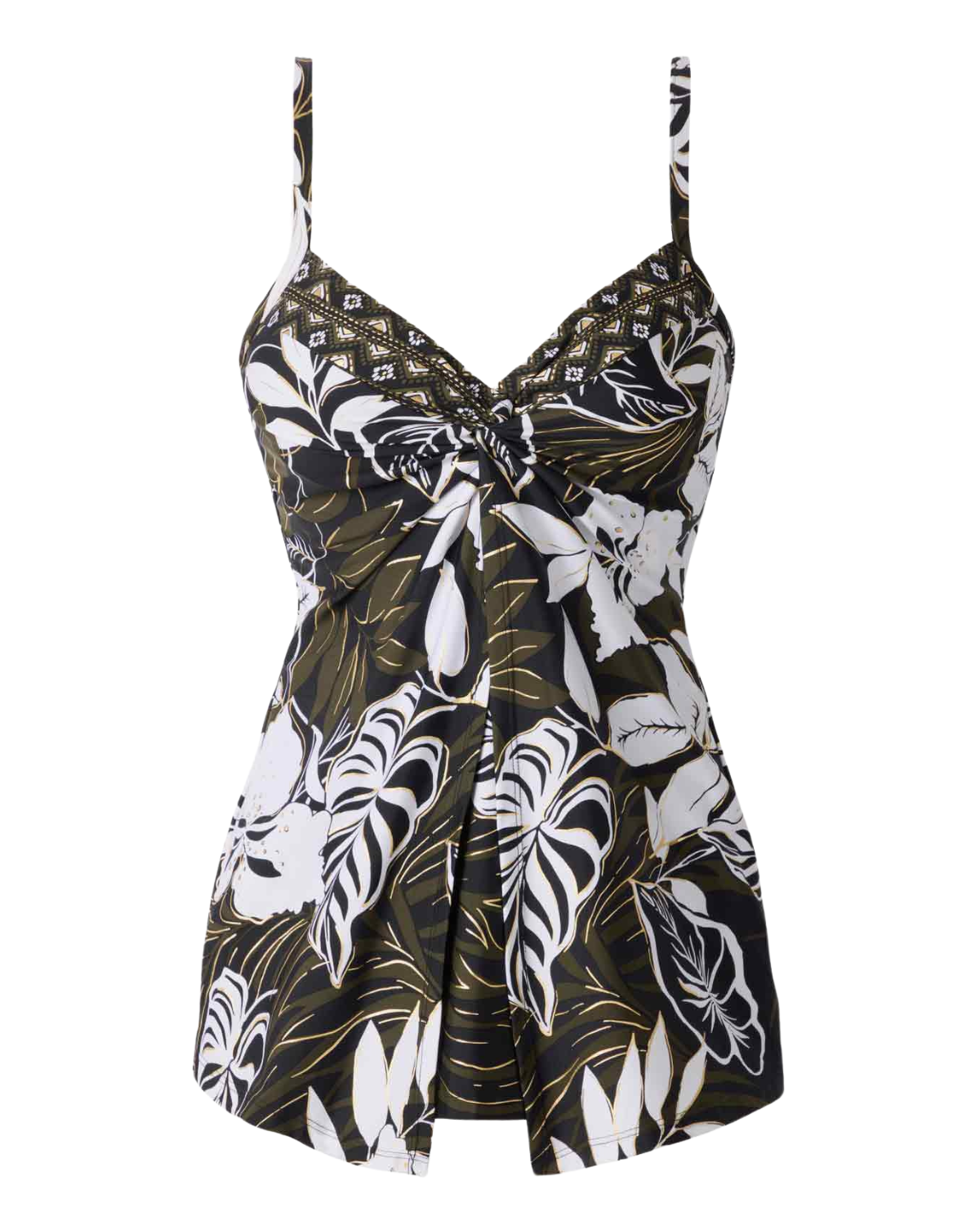 Miraclesuit Elle Dorado DD Cup Love Knot Tankini Top - 6566247Dd