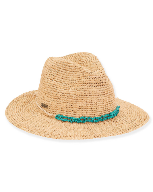 Sun N Sand Natural Raffia Safari Hat (More Colors Available) - HH2776