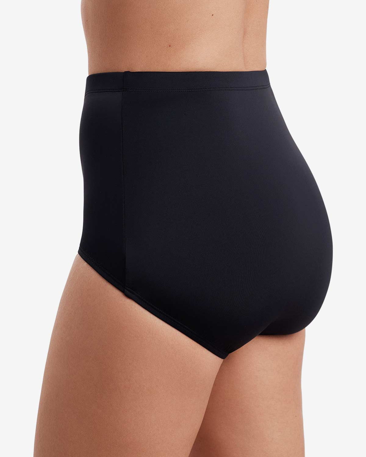 2025 Shape Solver Plus Divine Solid Girl Leg Brief Swim Bottom- 7103848X