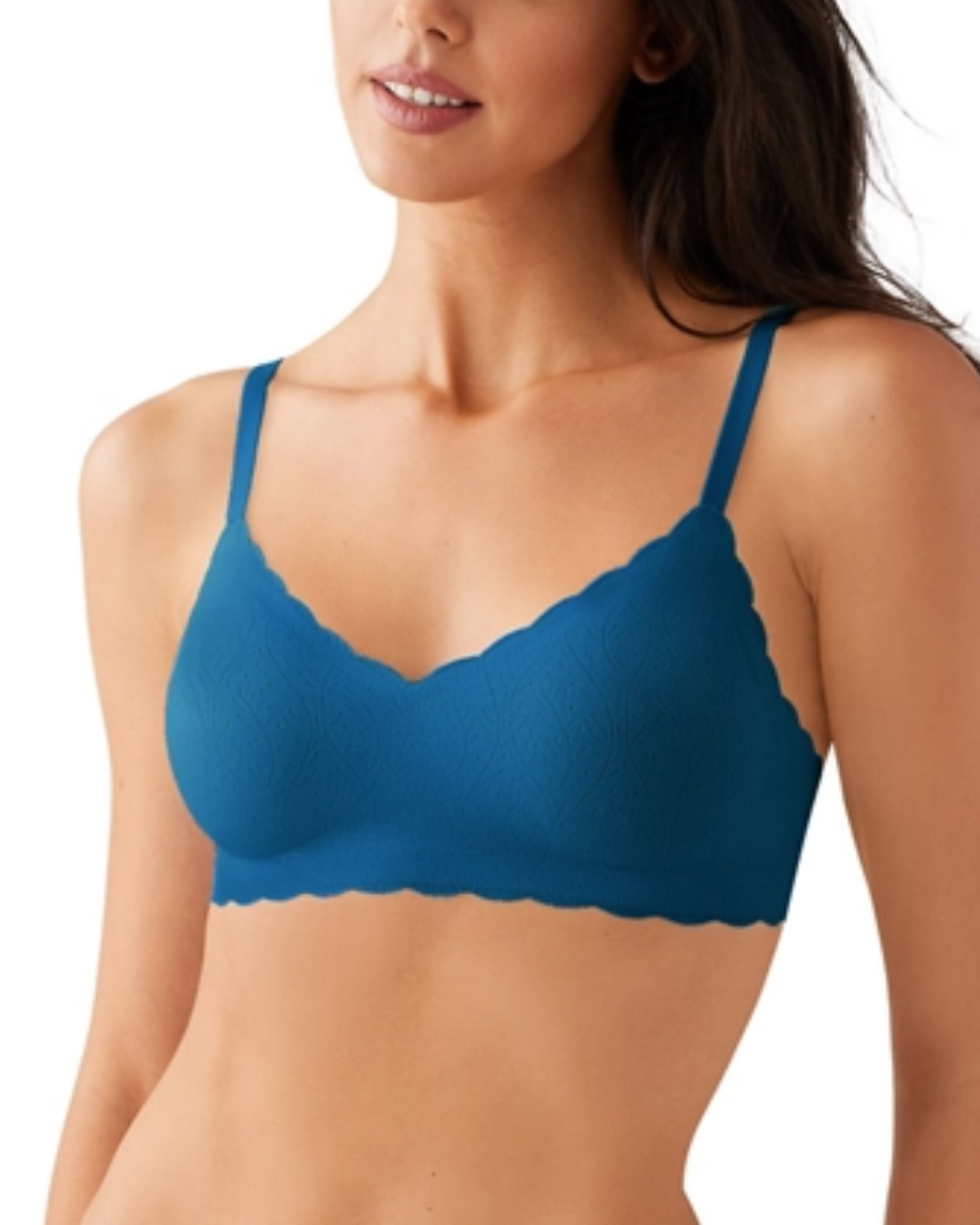 B. Tempt'd b.wow'd Lace Wire Free Bra - 952587 - Moroccan Blue