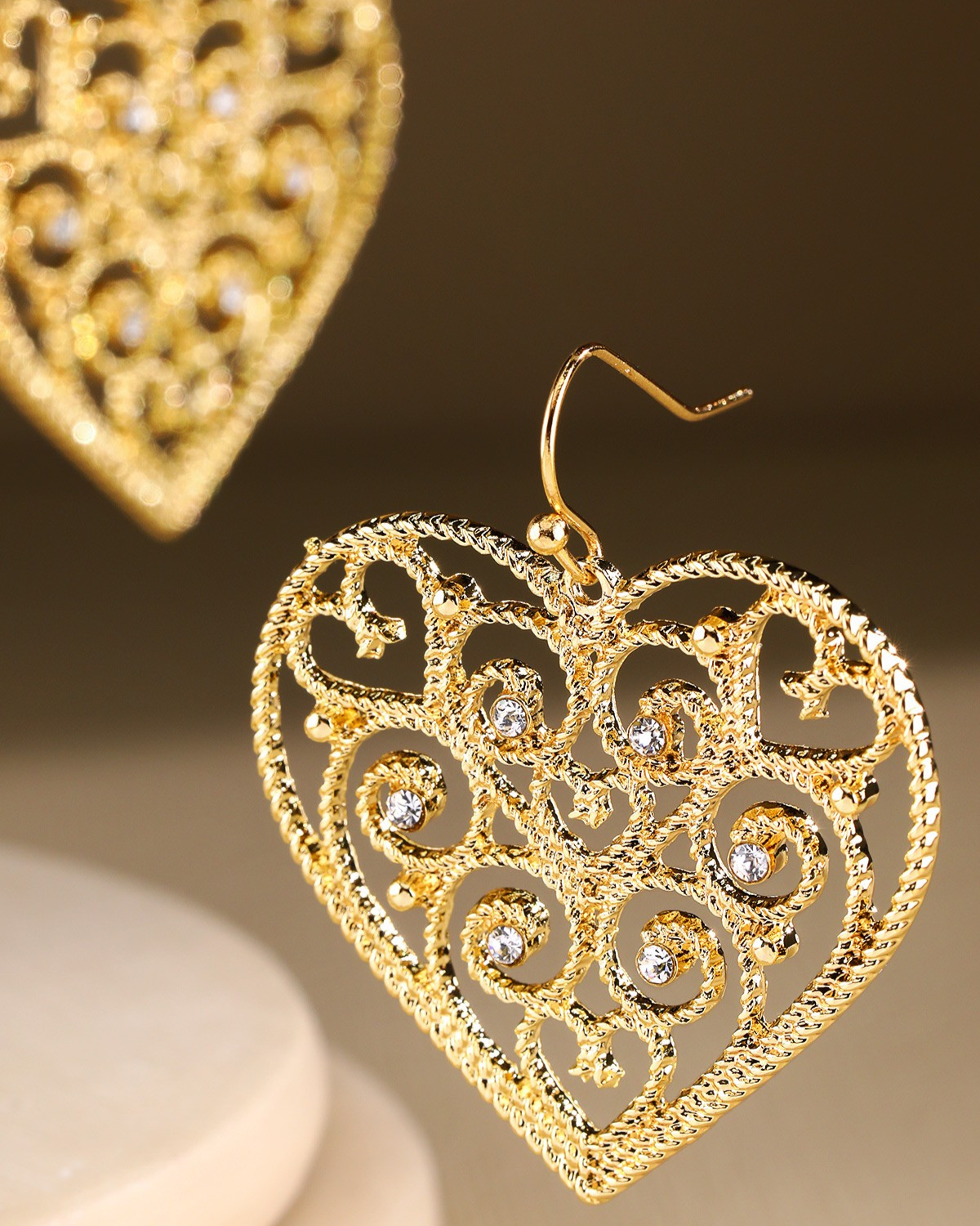 Urbanista Heart Metal Fili Earring - Rn1me91693