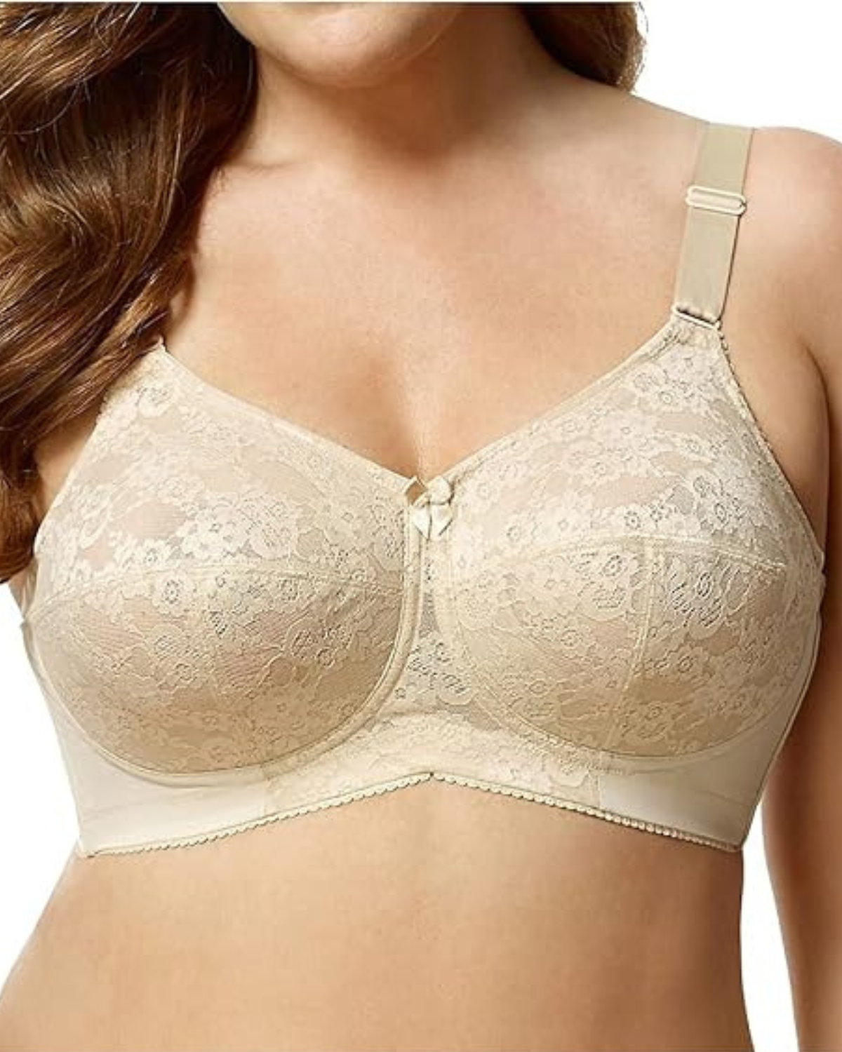 Elila Lace Soft Cup Wire Free Bra (More Colors Available) - 1303