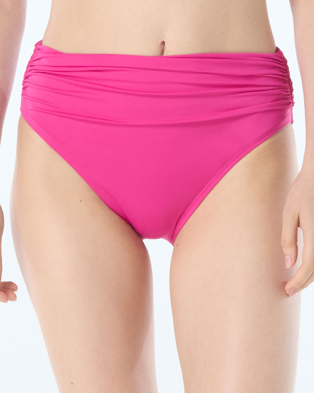 2025 Carmen Marc Valvo Solids Shirred Waist Bottom (More Colors Available) - C10223