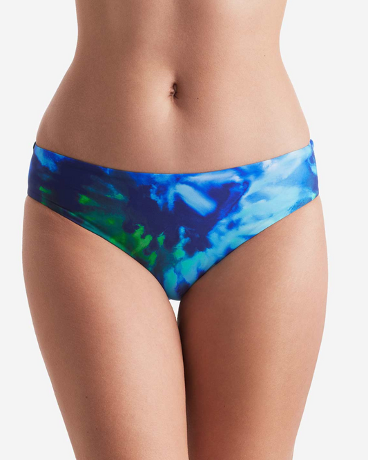 Mimi Flamingo Saltwater Tie Dye Logan Hipster Bikini Bottom - 900050525