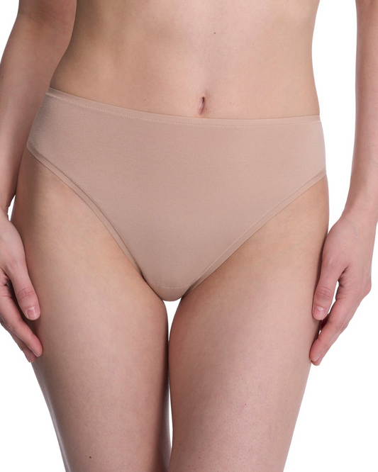 Natori Bliss Bare Cotton High Cut Brief (More Colors Available) - 772346