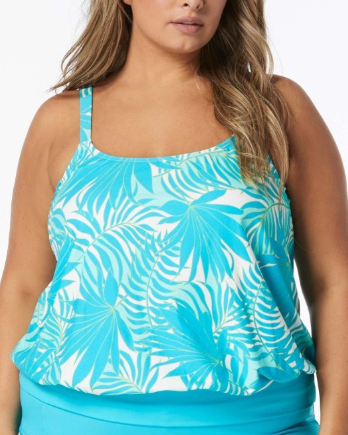 Blouson bathing suits plus size sales