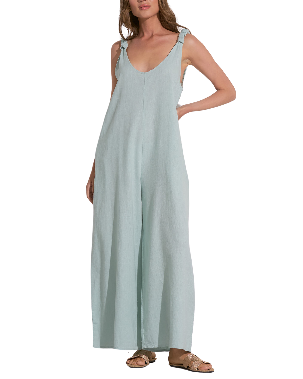 2025 Elan V Neck Romper - LI7129