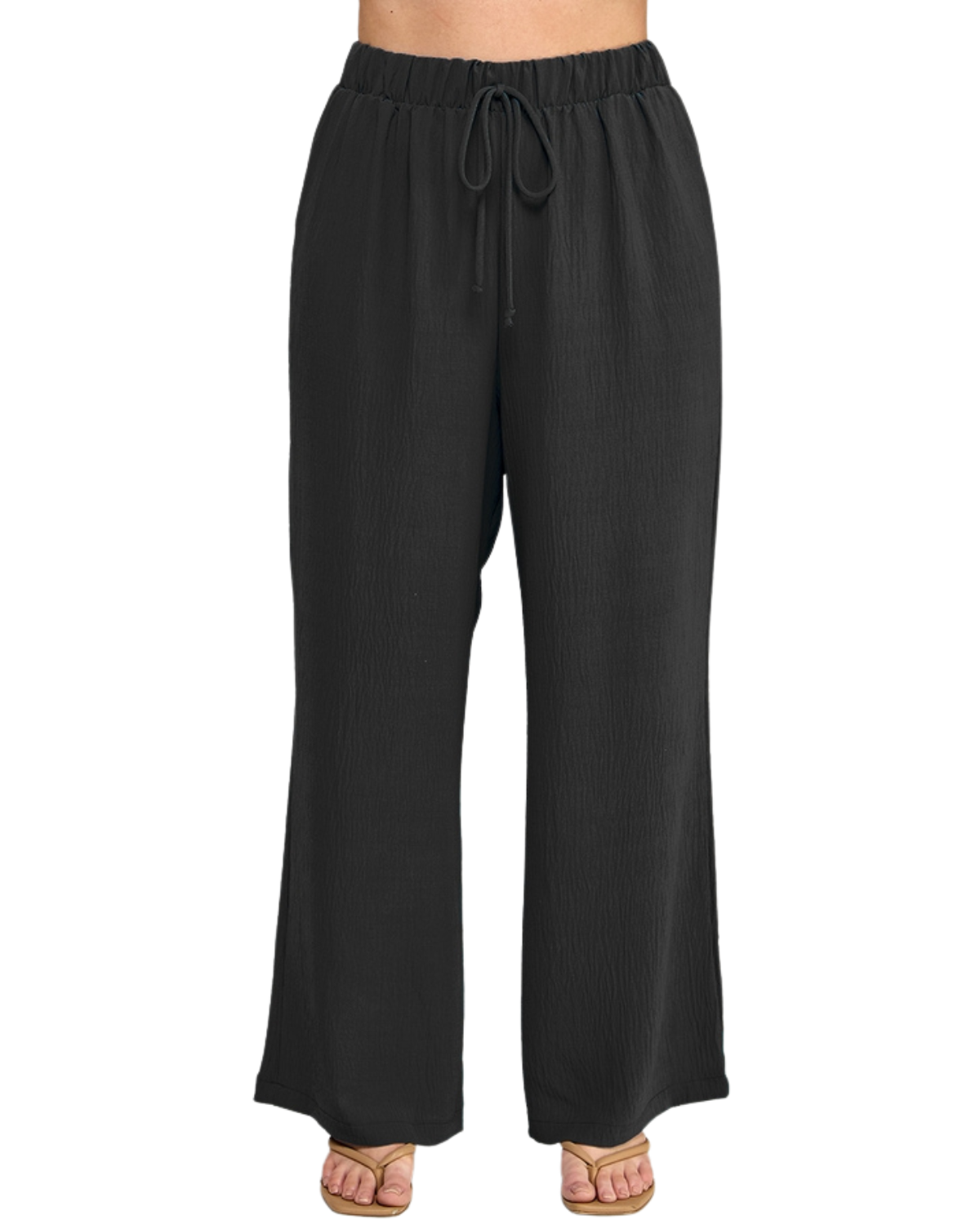 Haute Fox Plus Size Woven Wide Leg Pant - Nk18360