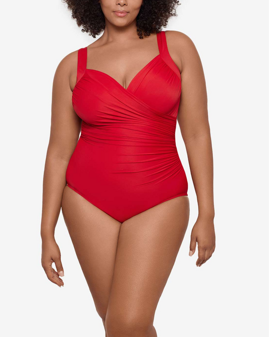 Miraclesuit Women's Plus Solid Sanibel One Piece (More Colors Available) - 6518963W