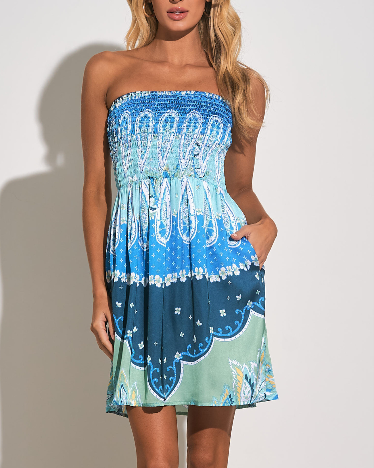 2024 Elan Bali Mini Dress Cover Up - SP5931 – Blum's Swimwear & Intimate  Apparel