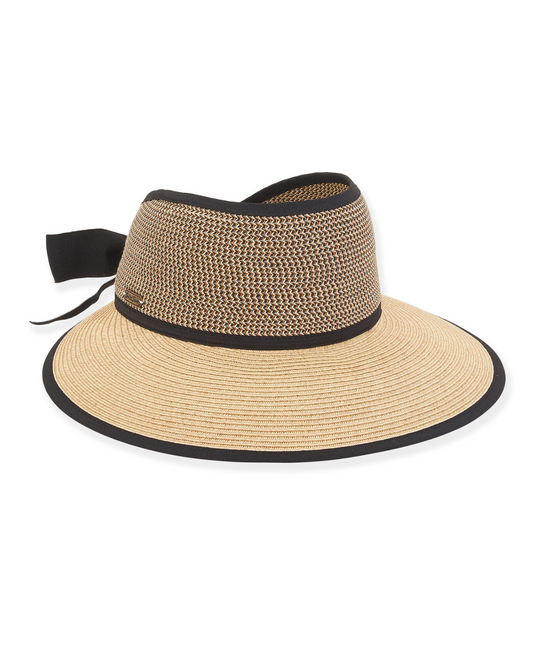Sun N Sand Visor with Ribbon - Hh2743