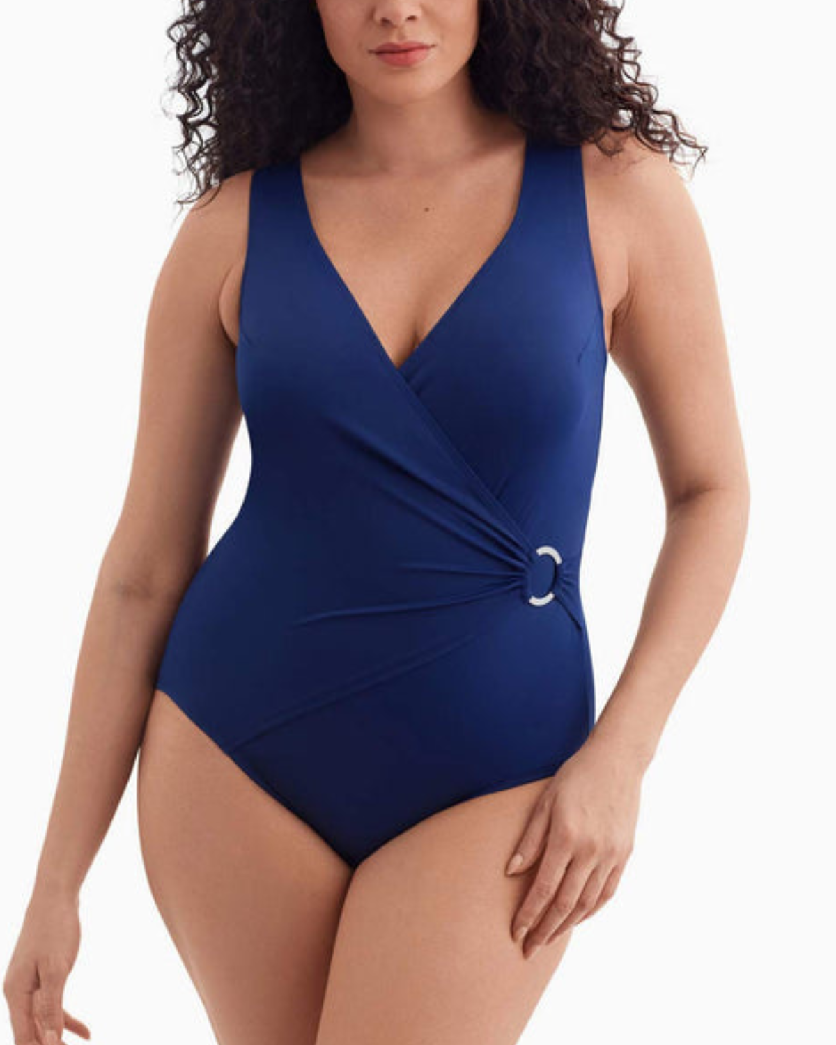 2025 Longitude Solitude Long Torso O Ring Surplice One Piece - 685631