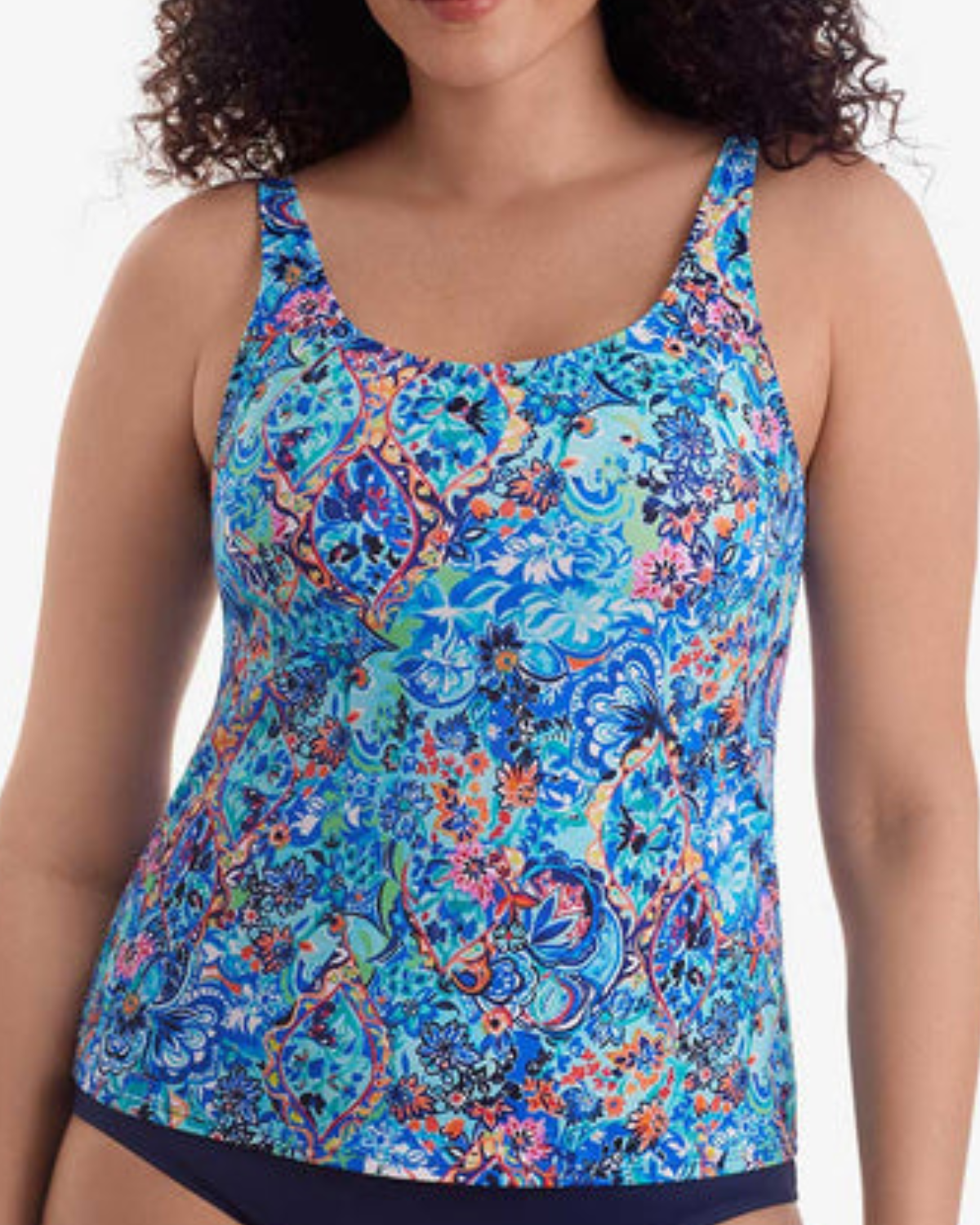 2025 Shape Solver Bombay Mastectomy Basic Tankini Top - 7102765M