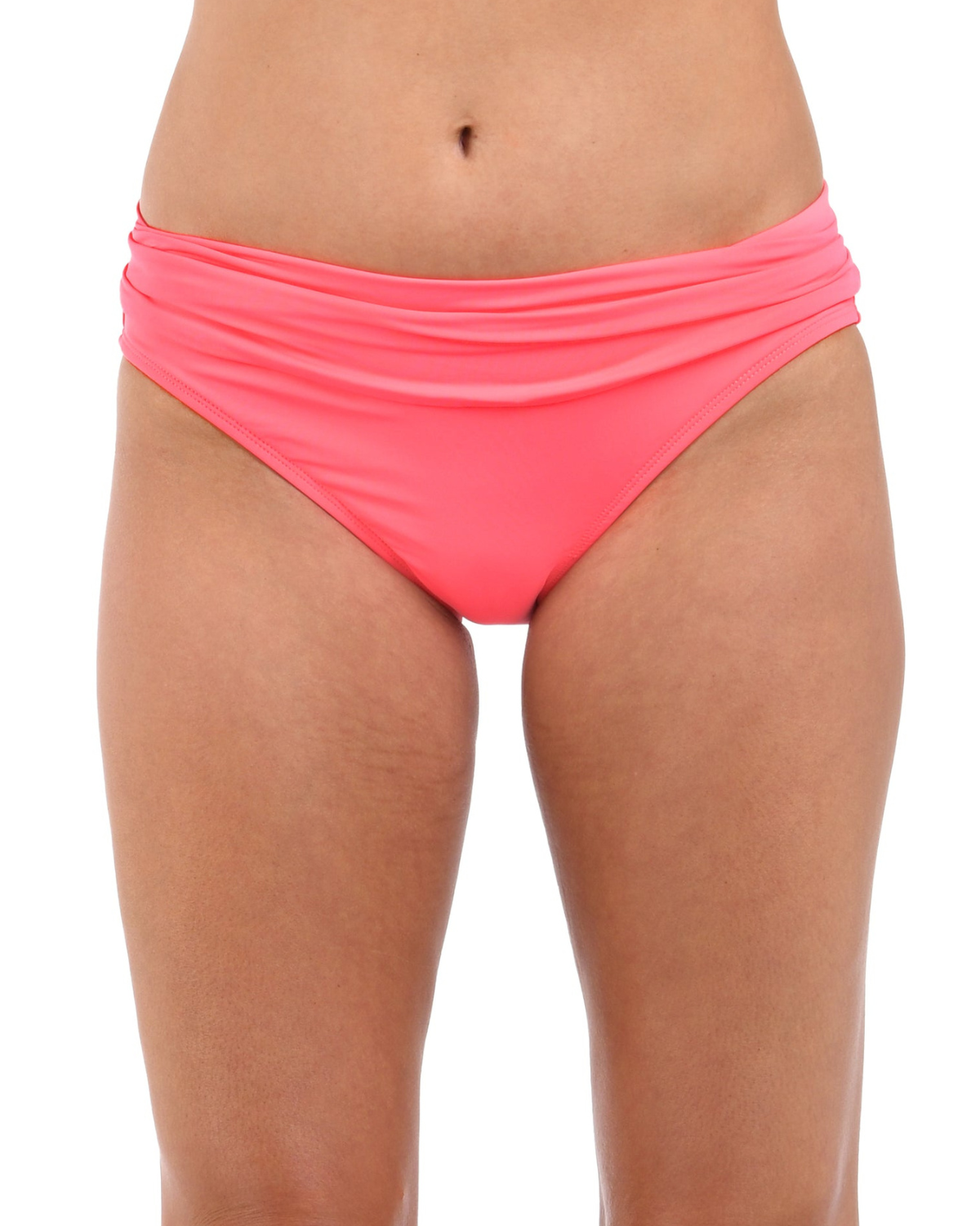 2025 La Blanca Island Goddess Shirred Hipster Bikini Bottom (More colors available) - LB0IG95