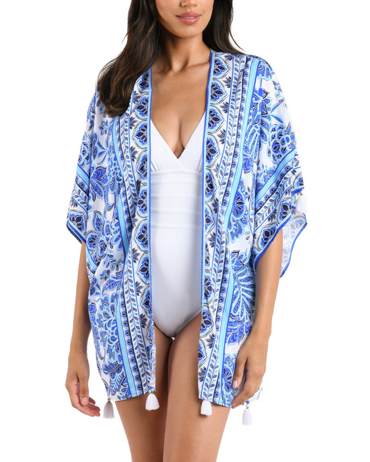La Blanca Beyond The Pacific Kimono Cover Up - Lb4bq63