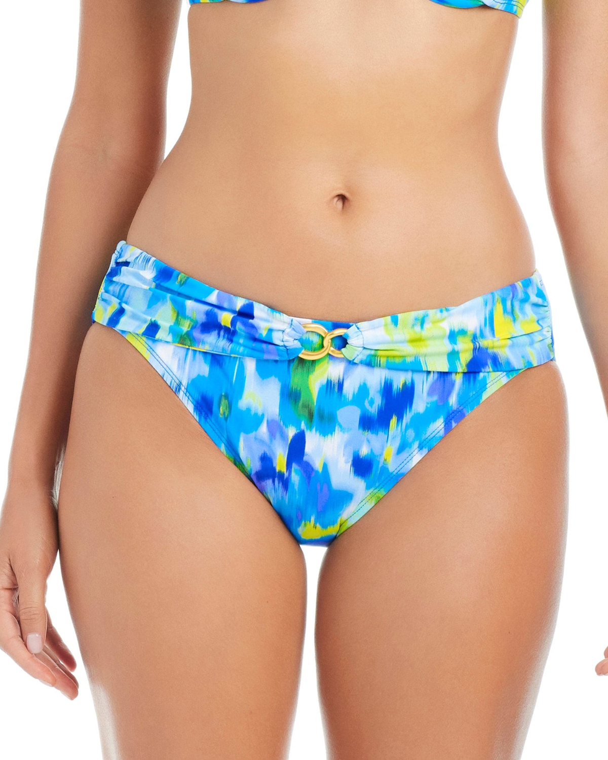 2025 Bleu by Rod Beattie Life's A Beach Ring Draped Hipster Bikini Bottom - Rblb25530