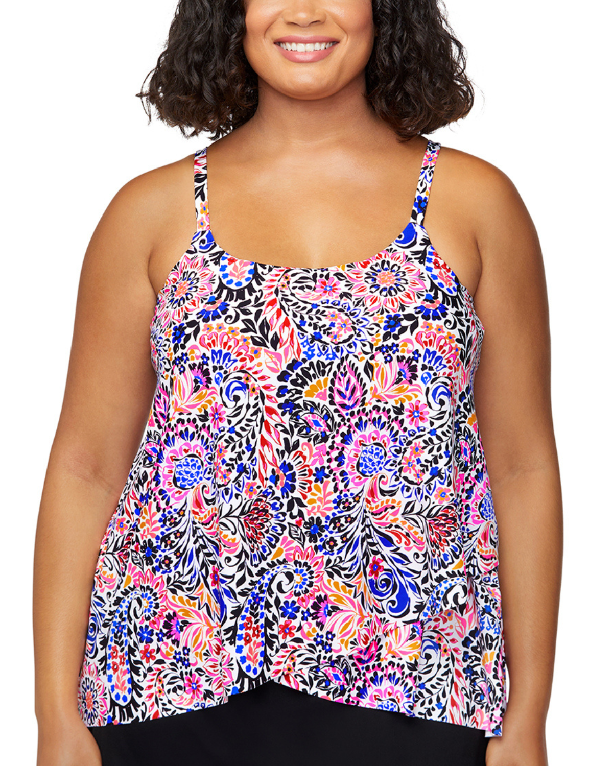 2025 Leilani Plus Sunrise Solstice Cape Town Underwire Tankini Top - N850158