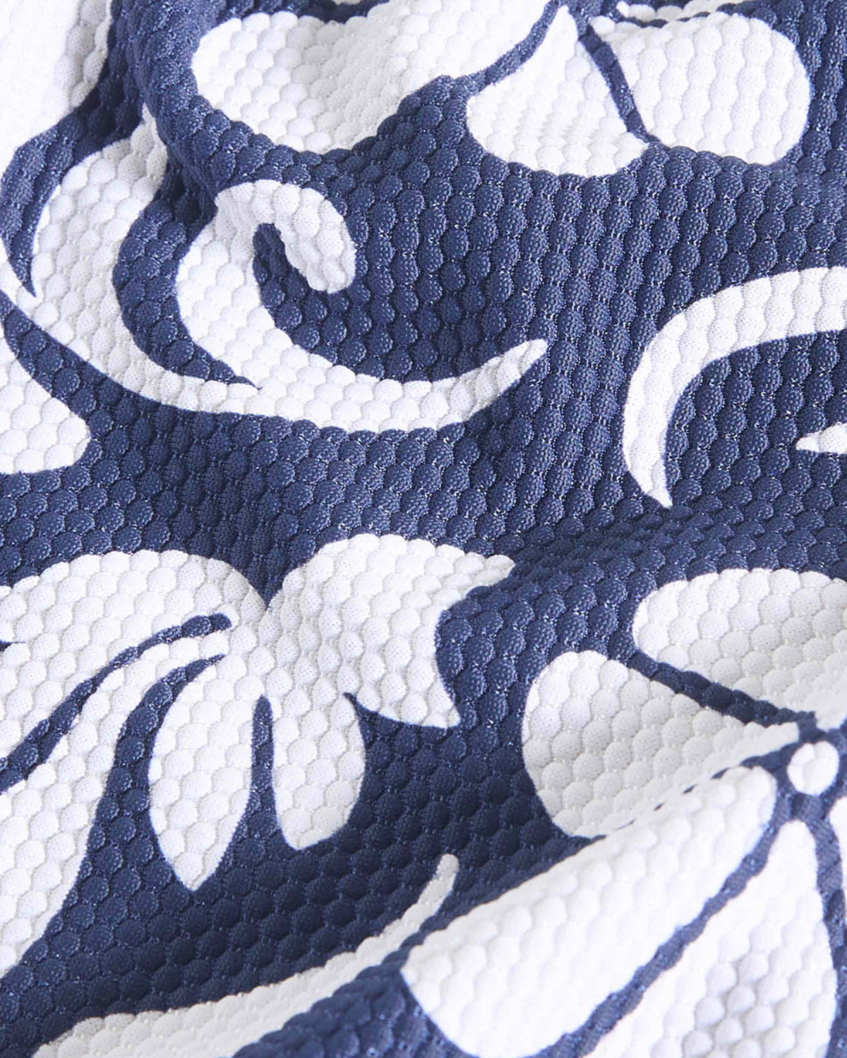 Beach House Block Trop Riley Textured Bikini Top - H4J423