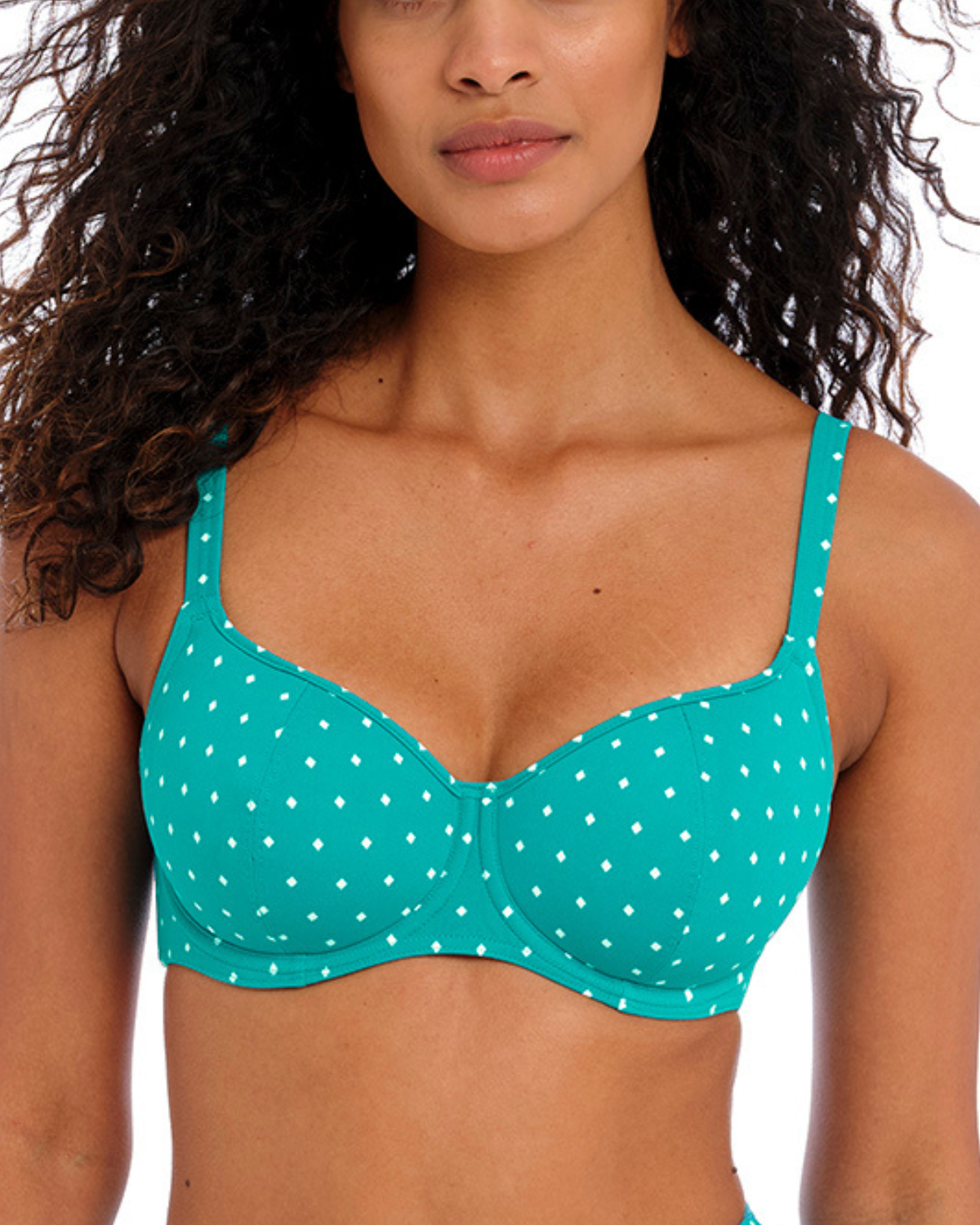 2023 Freya Swim Jewel Cove Underwire Sweetheart D+ Bikini Top