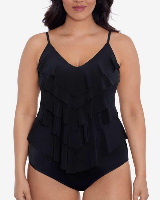 Trim Shaper Solids Rachel Tankini Top (More Colors Available) - 6534021