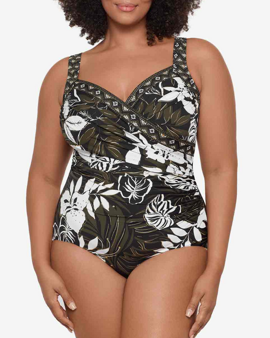2025 Miraclesuit Elle Dorado Plus Size Sanibel One Piece Swimsuit - 6566463W