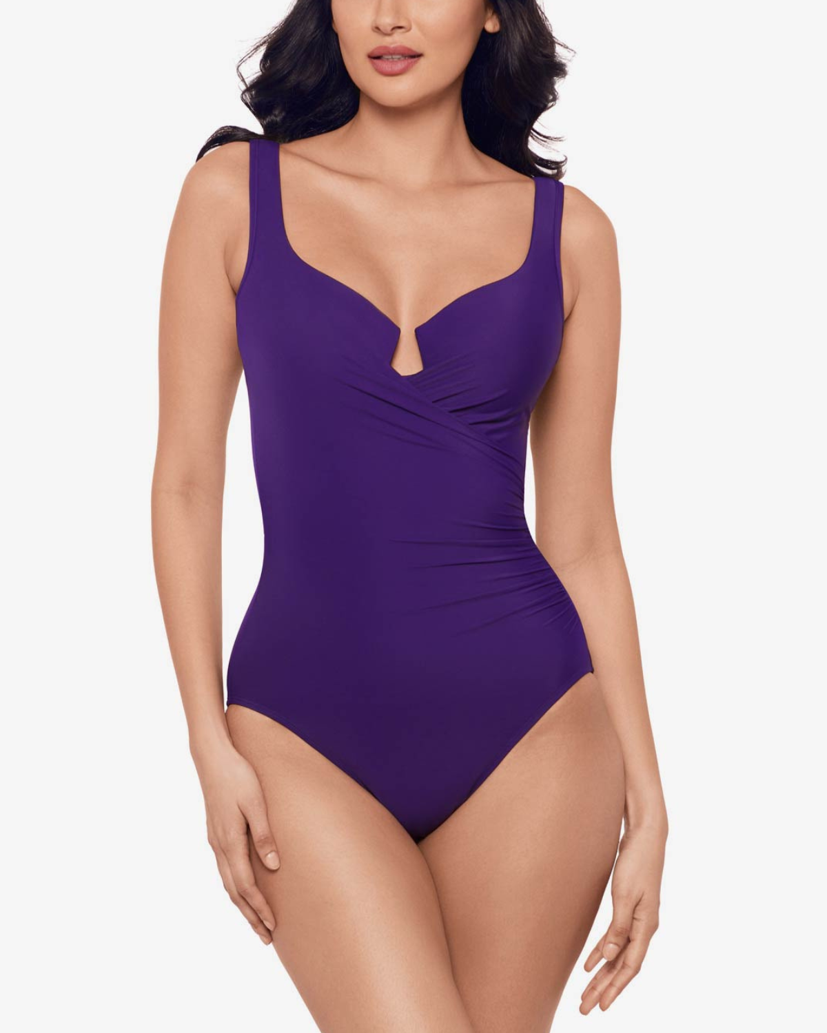 2025 Miraclesuit Solids Escape Underwire One Piece - 6516666 - Mulberry