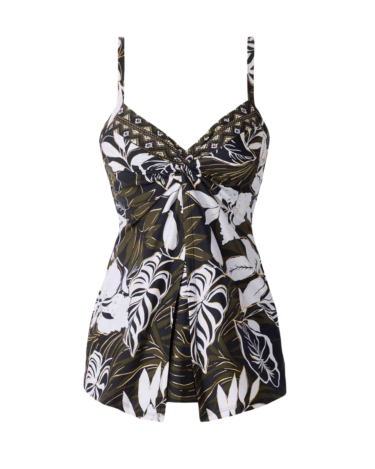2025 Miraclesuit Women's Plus Elle Dorado Love Knot Tankini Top - 6566347W