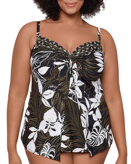 2025 Miraclesuit Women's Plus Elle Dorado Love Knot Tankini Top - 6566347W