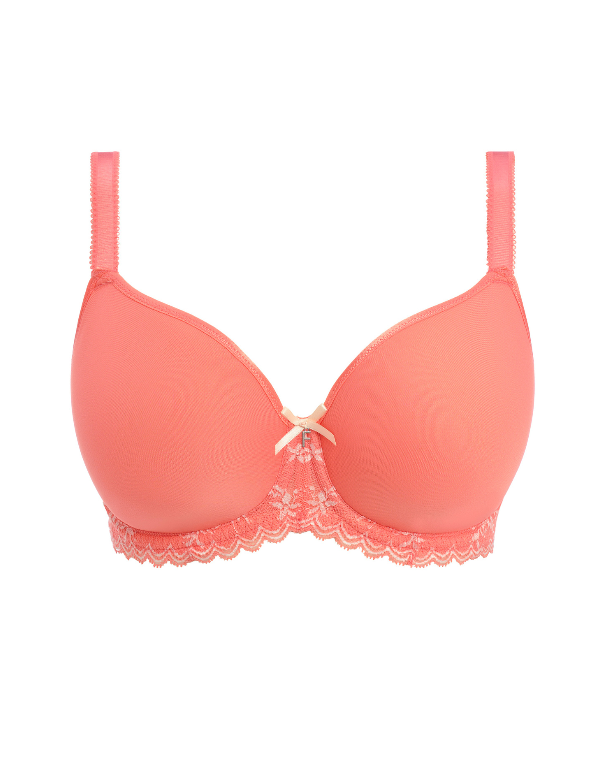 Freya Offbeat Decadance Molded Spacer Bra - Aa402510 - Sunset Coral (Final Sale, Cannot Be Returned or Exchanged)