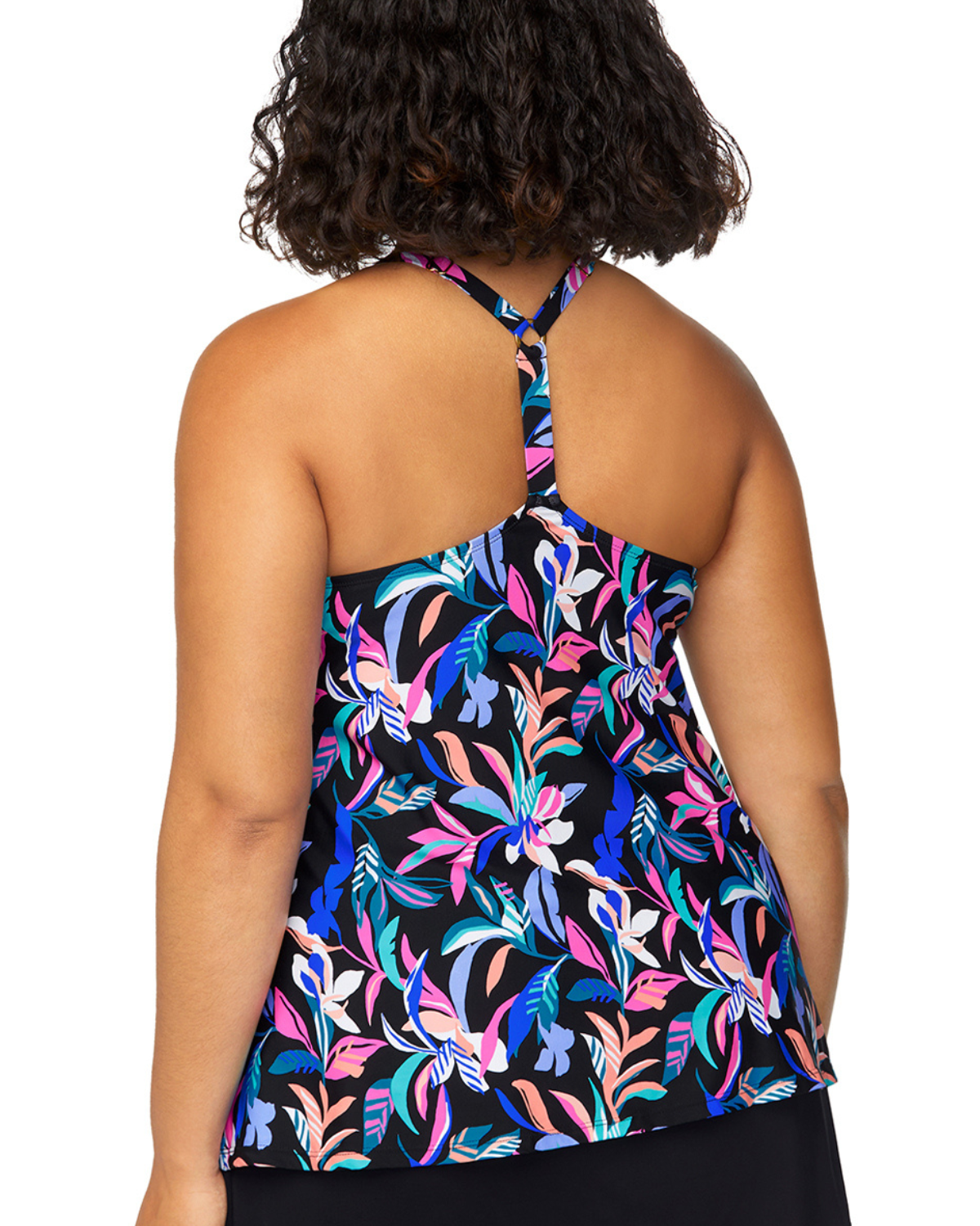 2025 Leilani Plus Mykonos Magic Racer Back Underwire Tankini Top - N850639