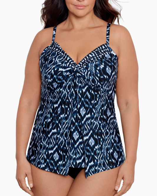 Miraclesuit Women's Palatium Love Knot Underwire Tankini Top - 6555647W