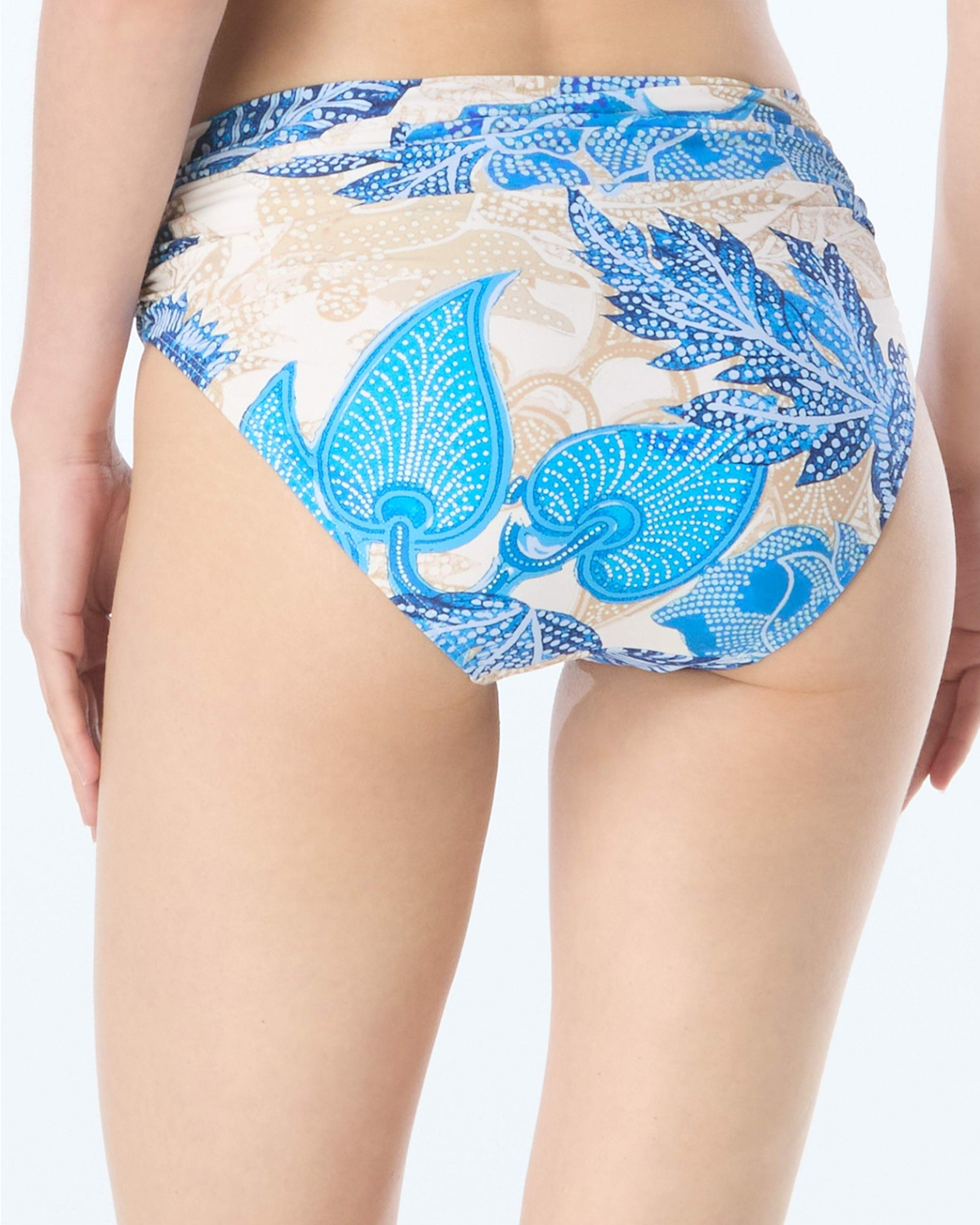 2025 Carmen Marc Valvo Samara Shirred Bikini Brief - C6t223