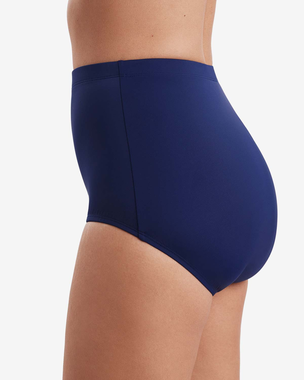 2025 Shape Solver Plus Divine Solid Girl Leg Brief Swim Bottom- 7103848X