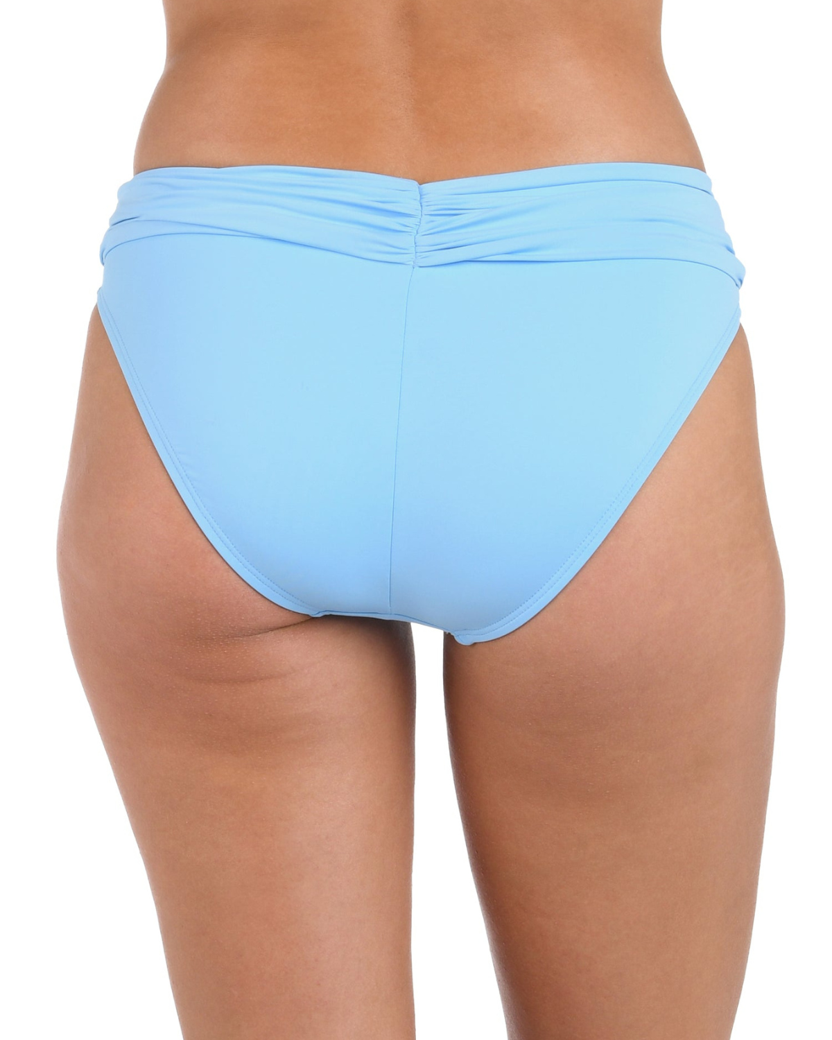 2025 La Blanca Island Goddess Shirred Hipster Bikini Bottom (More colors available) - LB0IG95