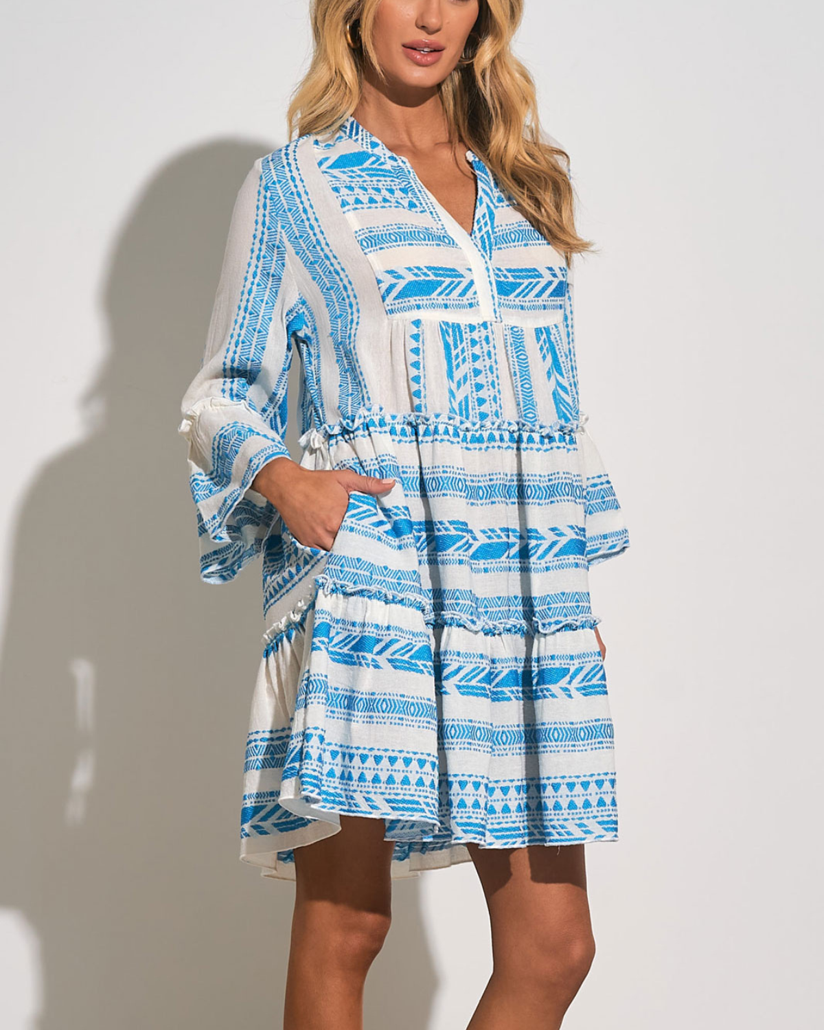 2024 Elan 3/4 Sleeve Dress - Cne5570