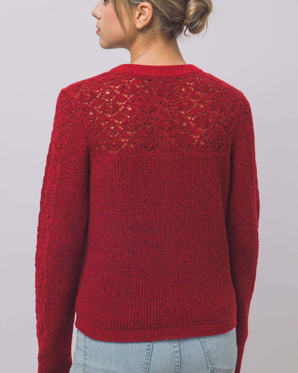 42POPS Pointelle Knit Cardigan - 30543-206084