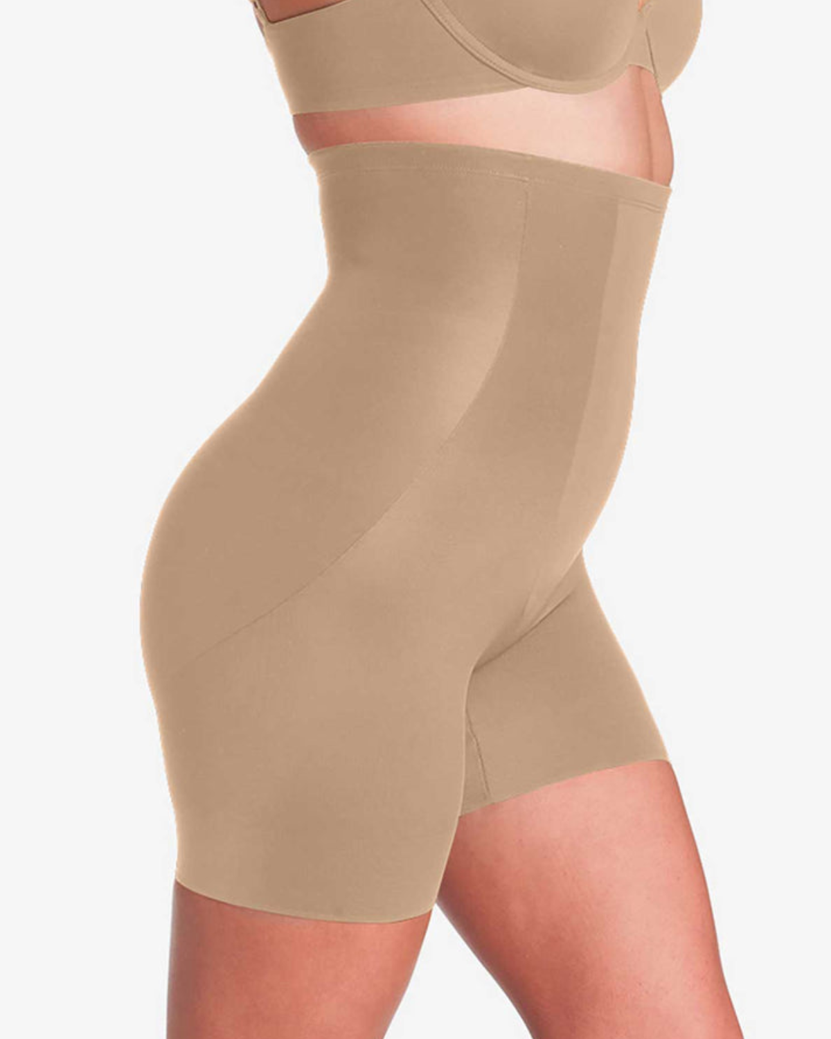 TC® Shapewear Just Enough Plus Size Hi-Waist Thigh Slimmer - 4009