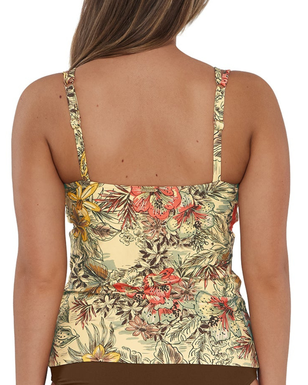 Sunsets Island Spice Taylor (D+) Underwire Tankini Top ♻ - 75