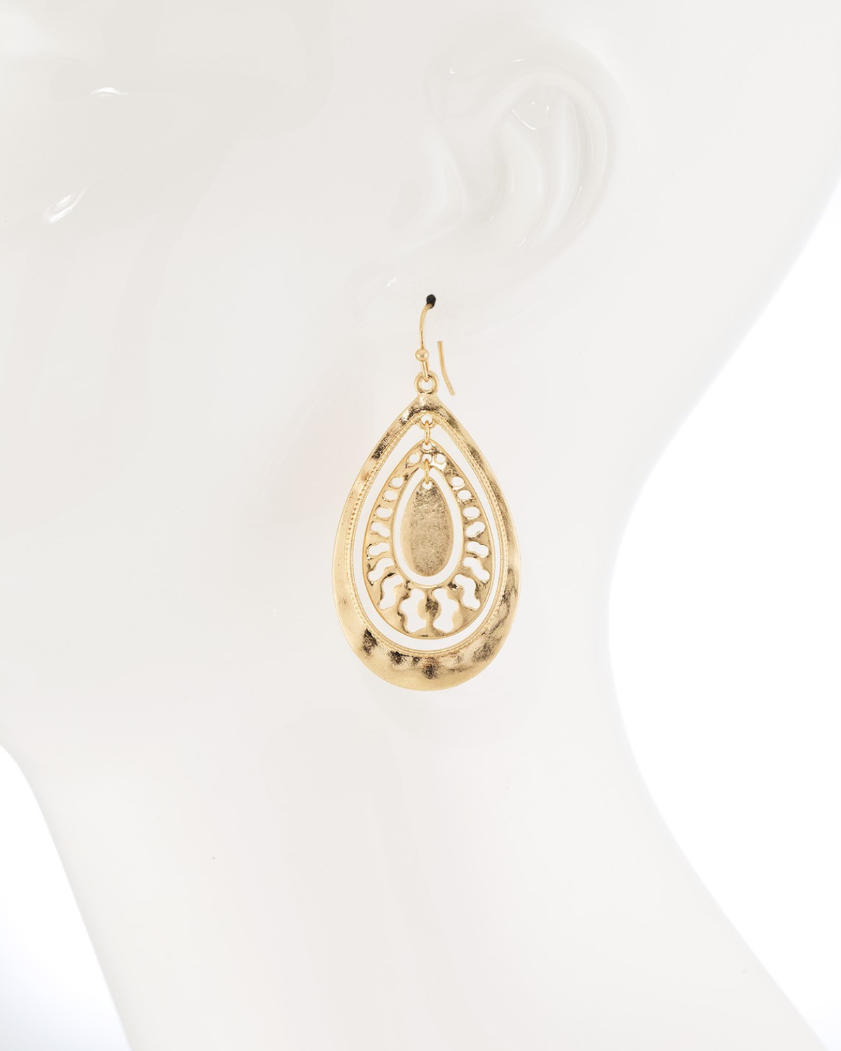 Urbanista Triple Layered Teardrop Earrings (More colors available) - B01he3888