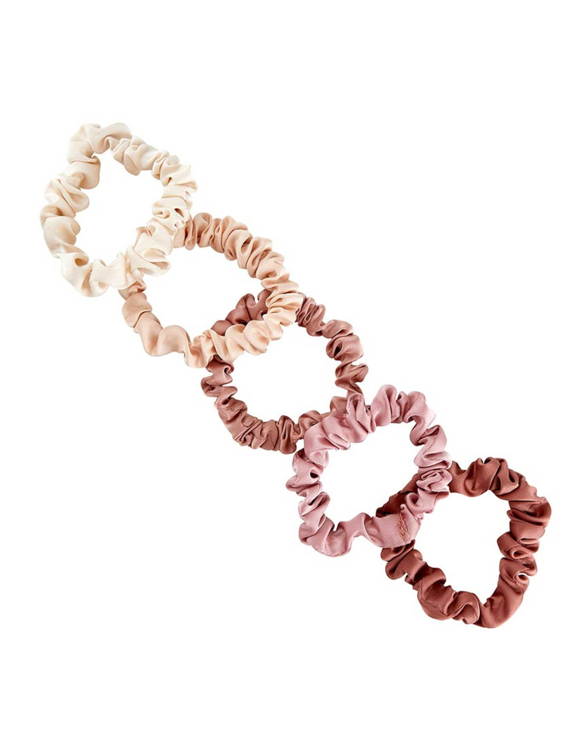 Bella Beauty Satin Scrunchies Jar - Blush Ombre - N2669