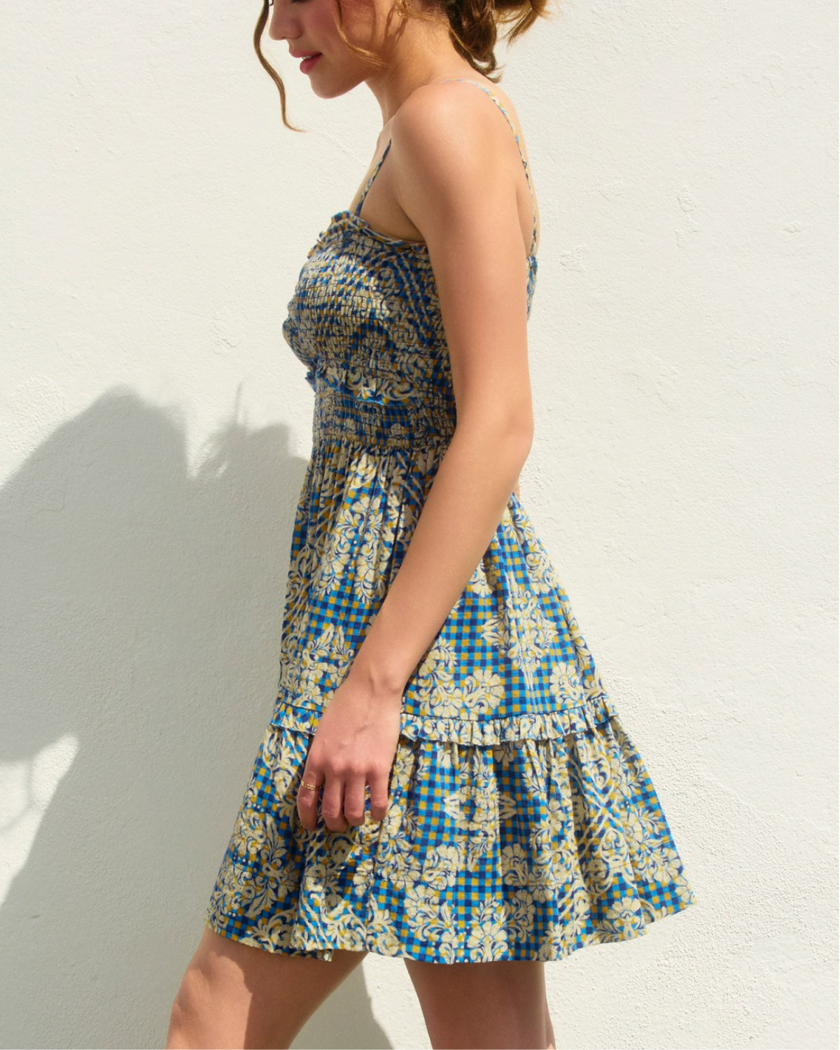 2025 Dress Forum Stay Cute Smocked Sweetheart Mini Dress - Fd12571