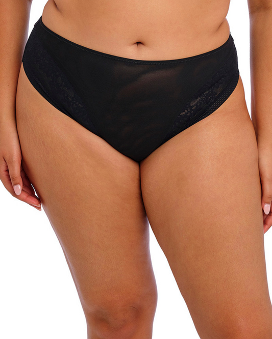 Elomi Nerina High Leg Panty - El302753 - Black