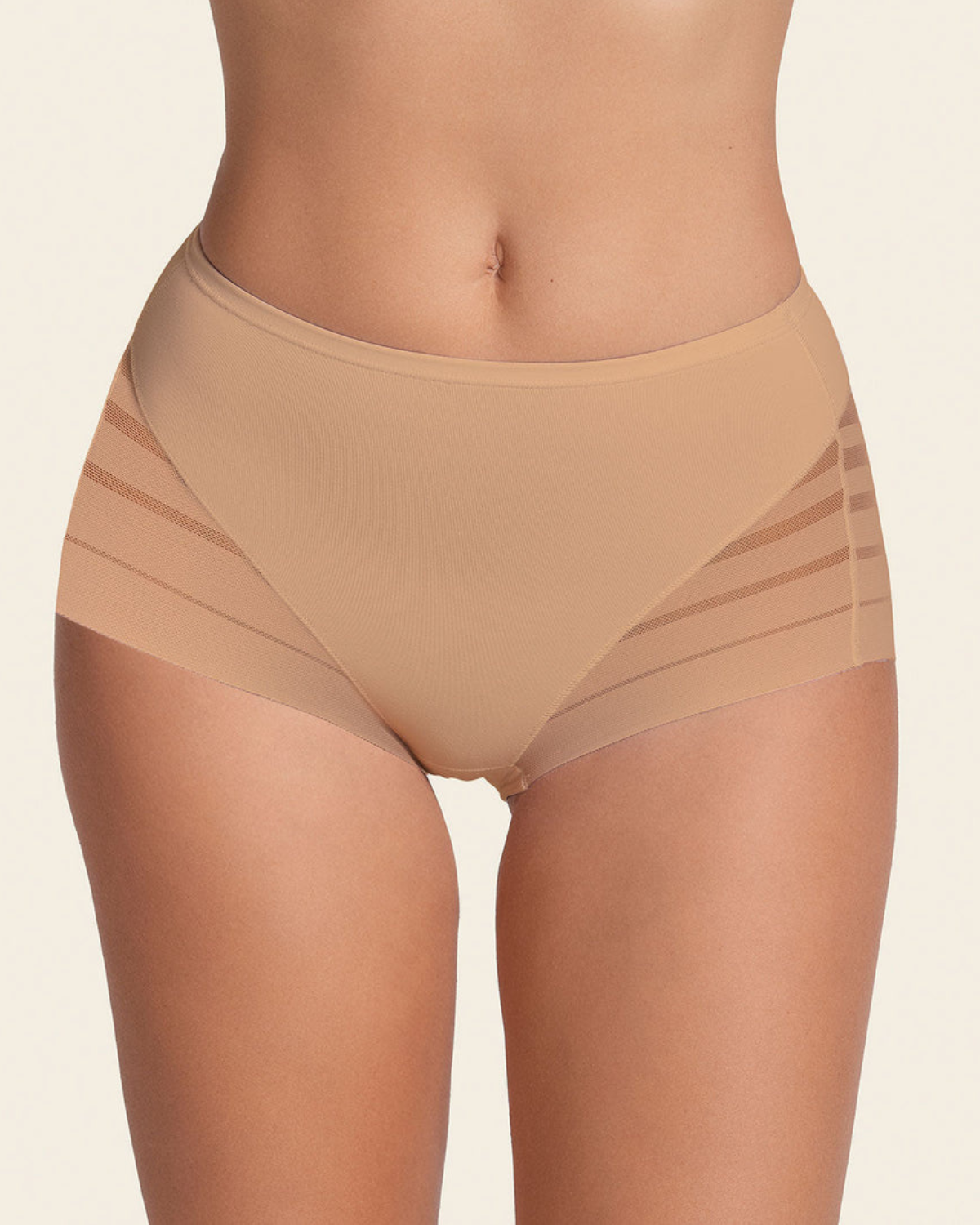 Leonisa Lace Stripe Lace Stripe Undetectable Classic Shaper Knicker (More colors available) - 012903