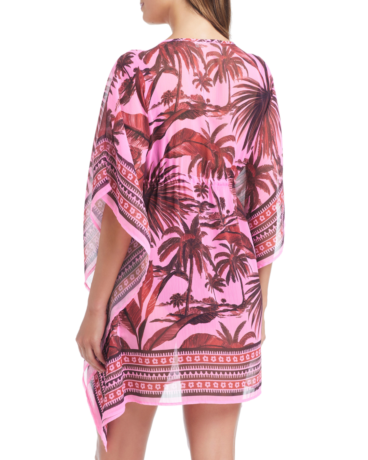 Bleu by Rod Beattie White Lotus Caftan Cover Up - RBWH26802