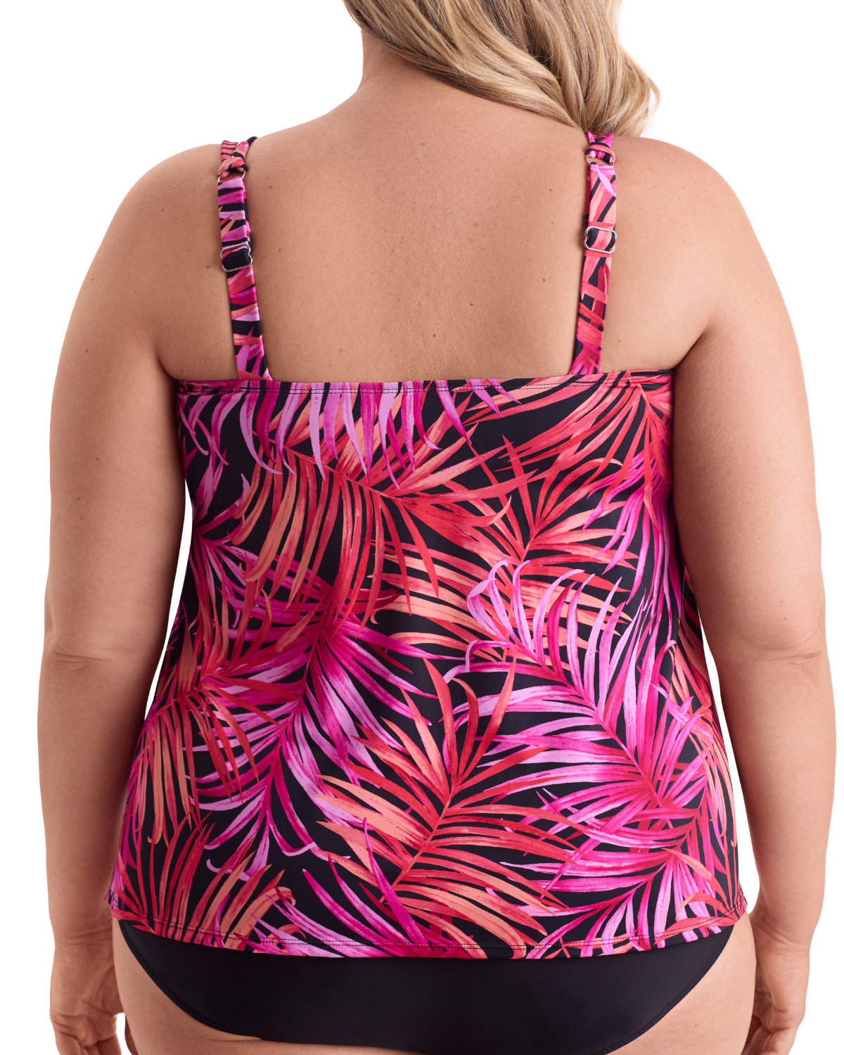 Shape Solver Plus Shake A Palm Handkerchief Hem Tankini Top - 7102711X