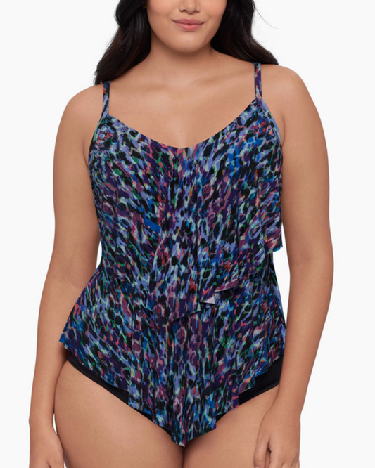 Trim Shaper Plus Mystic Skin Ronnie Tankini - 6550957W